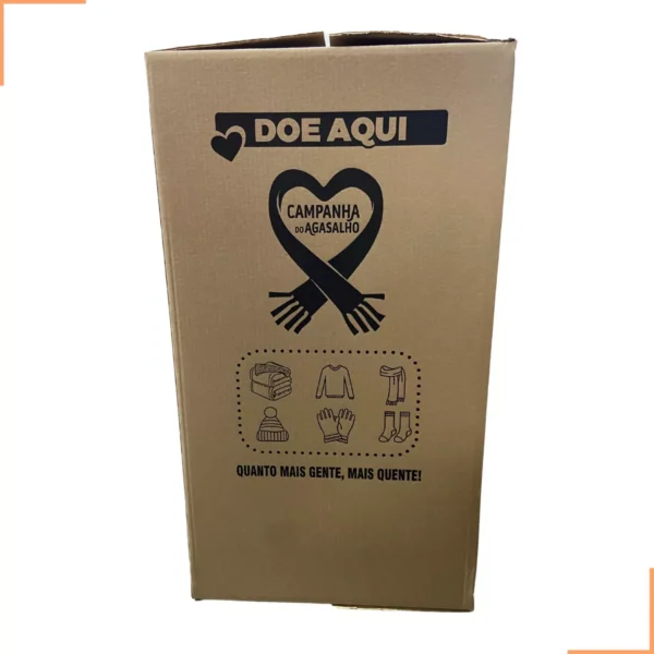 Caixa Papelão Mudança E Campanha Do Agasalho 50x50x90 1 Unid - Image 4