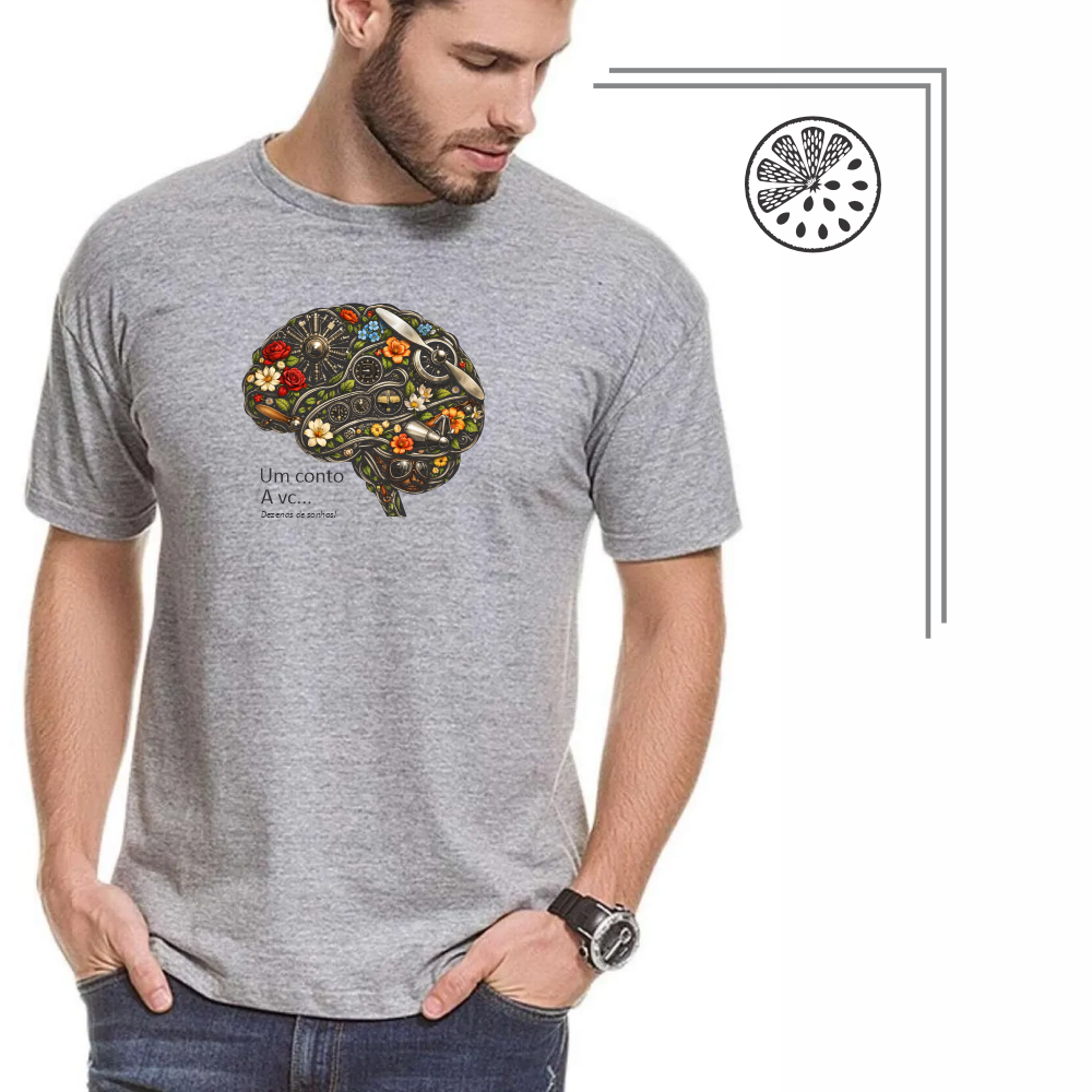 Camiseta - Edição especial de lançamento - Um conto A vc... Dezenas de sonhos! - Imagem 5